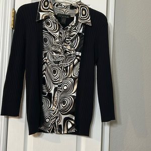One piece blouse/cardigan